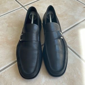 black Salvatore Ferragamo shoes